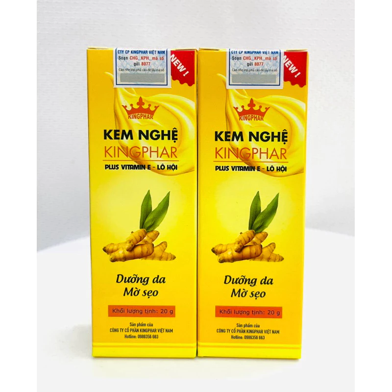 Kem Nghệ Kingphar – Giúp Mờ Thâm, Giảm Mụn, Phục Hồi Da Tổn Thương
